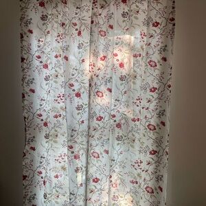 Floral curtains - extra long